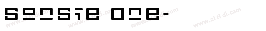 Sonsie One字体转换